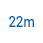 22m