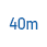 40m