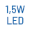 1,5W LED